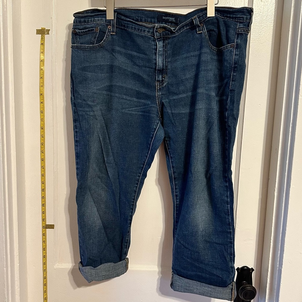 Levi’s Cuffed Blue Jeans